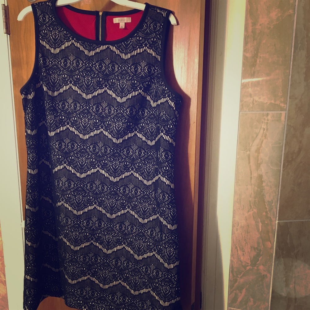 Halo Lace Shift Dress XL